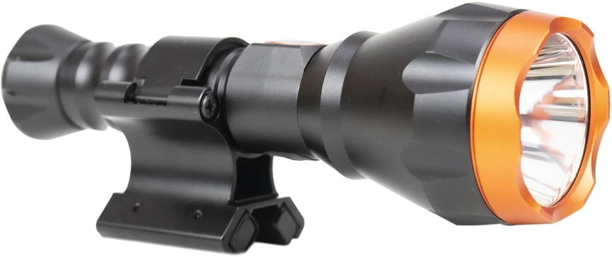 PNI Adventure F550 Crystal LED žibintuvėlio komplektas, 10W ir PNI FLM33 magnetinis tvirtinimo laikiklis
