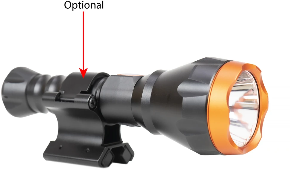 PNI Adventure F550 Crystal LED žibintuvėlis, 10W, aliuminis, 500lm, iki 700m, IPX6, 4000mAh baterija komplekte, USB Type-C įkrovimas