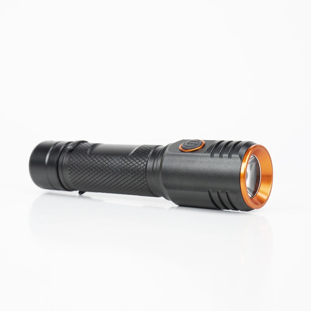 PNI Adventure F650 LED žibintuvėlis su 20W LED, 2000lm, aliuminis, IPX6, baterija pridedama, USB C tipo įkrovimas