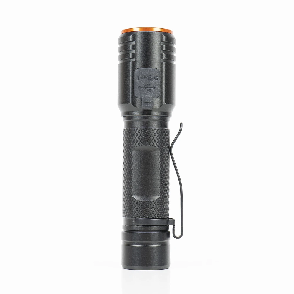 PNI Adventure F650 LED žibintuvėlis su 20W LED, 2000lm, aliuminis, IPX6, baterija pridedama, USB C tipo įkrovimas