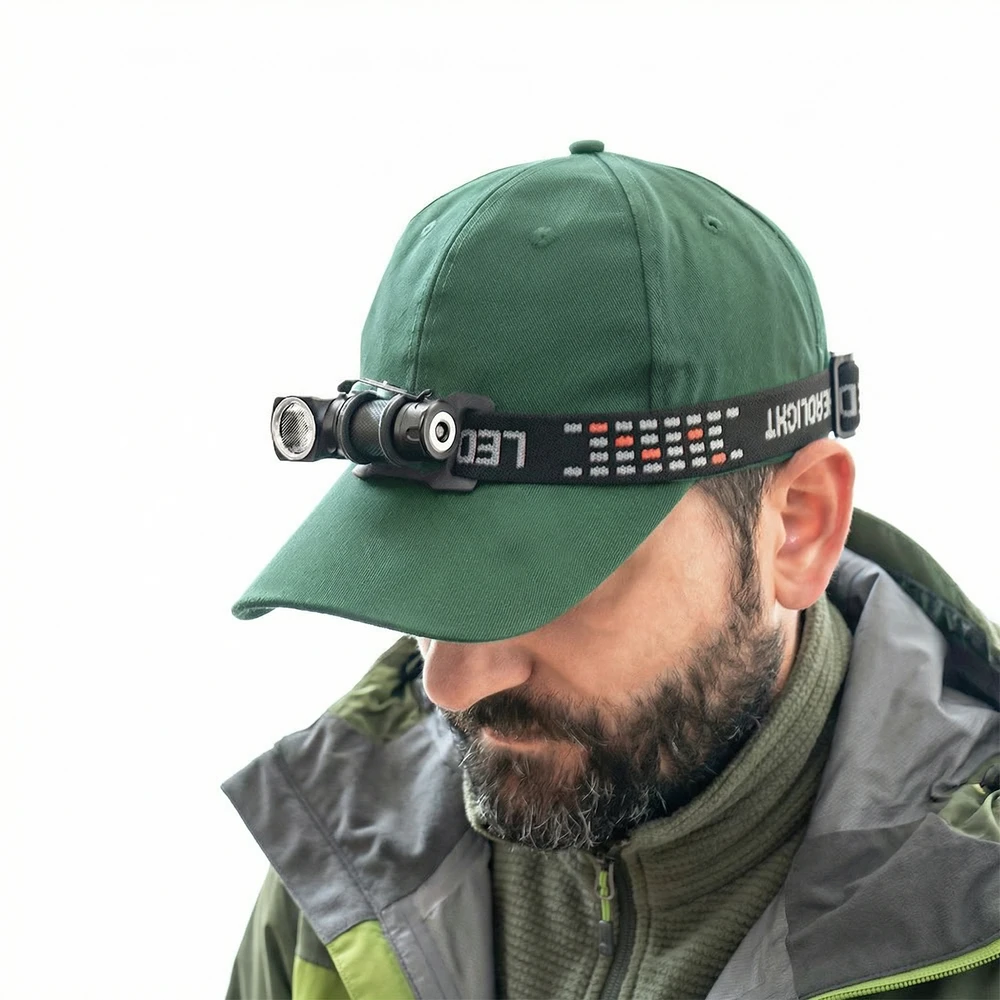 PNI Adventure F75 priekinis žibintuvėlis su 6W, 600 lm LED, aliuminis, su baterija ir USB magnetiniu įkrovikliu
