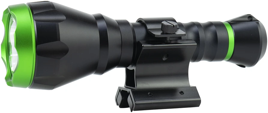 PNI Adventure F750 žalios šviesos aliumininis žibintuvėlis ir PNI FLM33 magnetinis laikiklis