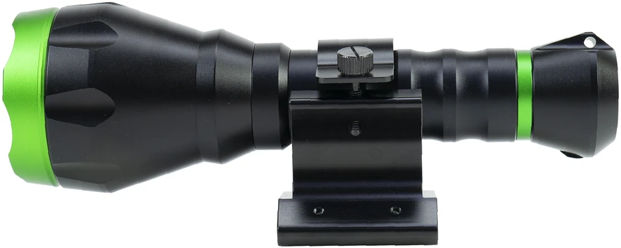 PNI Adventure F750 žalios šviesos aliumininis žibintuvėlis ir PNI FLM33 magnetinis laikiklis
