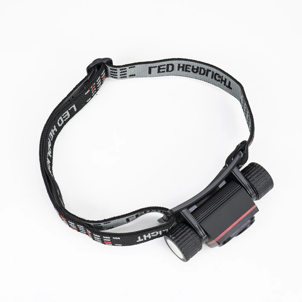 PNI Adventure F80 dvigubas LED galvos žibintuvėlis, 1000 lm, 6W, 2200 mAh, IP68, pakuotėje yra PNI CHG300 maitinimo šaltinis