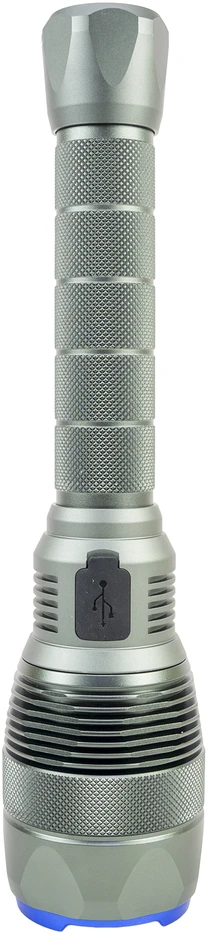 PNI Adventure F810 žibintuvėlis su 138 W LED, 3 apšvietimo lygiais ir „Turbo“ režimu, 12000 liumenų, priartinimo funkcija, iki 250 m, 5000 mAh baterija, IPX7, „Power Bank“ funkcija