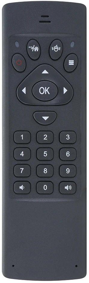 PNI AirFun One IR oro pelė su klaviatūra ir mini QWERTY klaviatūra kompiuteriui, mini PC ir medijos leistuvui