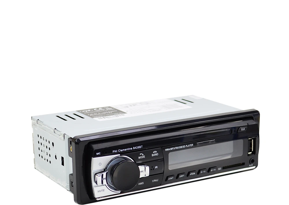 PNI Automobilinis MP3 grotuvas Clementine 8428BT 4x45W 1 DIN su SD, USB, AUX, RCA ir Bluetooth