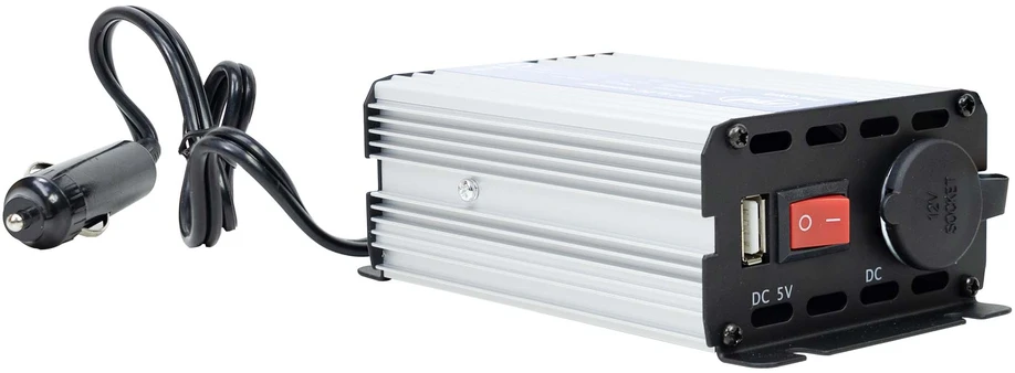 PNI CN15 įtampos keitiklis 180W, 24V-12V, 15A, USB 2.0, apsauga nuo išėjimo trumpojo jungimo