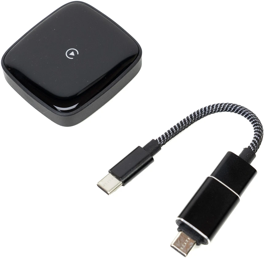 PNI CP200 belaidžio ryšio konvertavimo modulis USB-C, 5V-1A, skirtas automobiliams su gamykline „Carplay“, „Android Auto“ laidine jungtimi