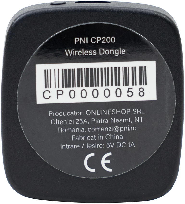 PNI CP200 belaidžio ryšio konvertavimo modulis USB-C, 5V-1A, skirtas automobiliams su gamykline „Carplay“, „Android Auto“ laidine jungtimi