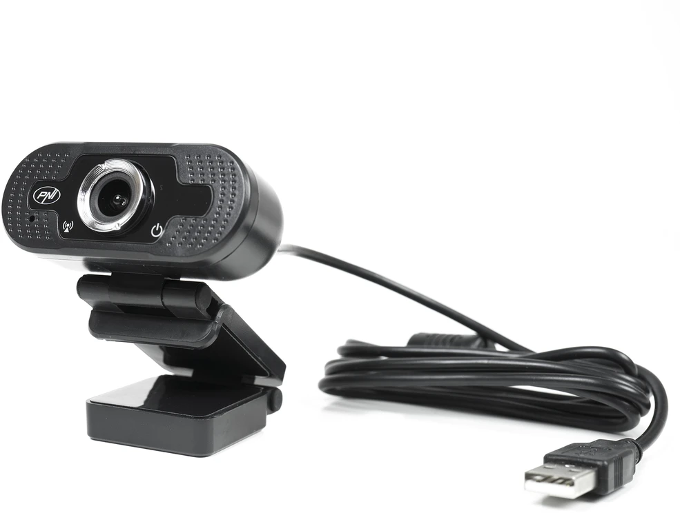 PNI CW2860 Full HD 4MP internetinė kamera, USB, tvirtinimas spaustuku, integruotas mikrofonas, prijungimas prie kompiuterio / nešiojamojo kompiuterio, @ 30 kadrų/s, automatinis spalvų koregavimas