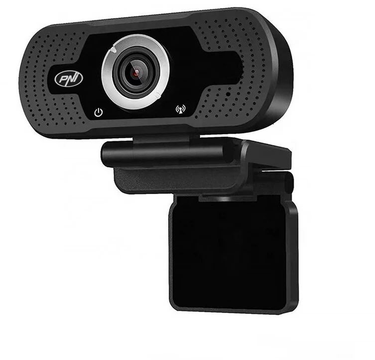 PNI CW2860 Full HD 4MP internetinė kamera, USB, tvirtinimas spaustuku, integruotas mikrofonas, prijungimas prie kompiuterio / nešiojamojo kompiuterio, @ 30 kadrų/s, automatinis spalvų koregavimas