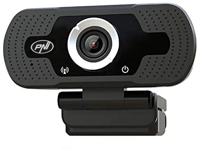 PNI CW2860 Full HD 4MP internetinė kamera, USB, tvirtinimas spaustuku, integruotas mikrofonas, prijungimas prie kompiuterio / nešiojamojo kompiuterio, @ 30 kadrų/s, automatinis spalvų koregavimas