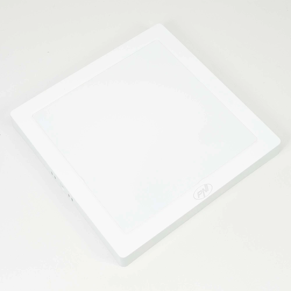 PNI D-Light CL241 24W LED lubinis šviestuvas, kvadratinis, 6500K, 230V maitinimo šaltinis, 2640 lm, baltas