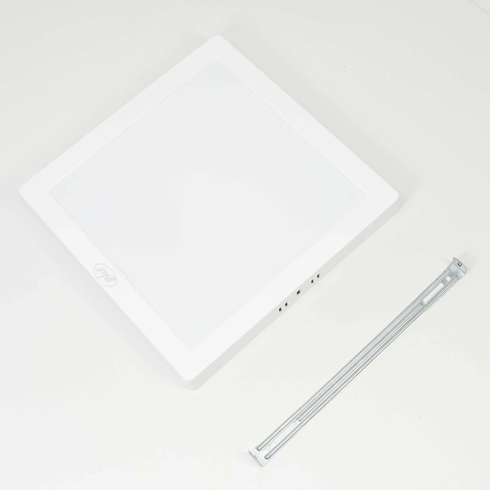 PNI D-Light CL241 24W LED lubinis šviestuvas, kvadratinis, 6500K, 230V maitinimo šaltinis, 2640 lm, baltas