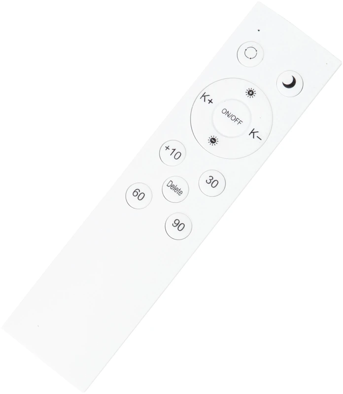 PNI D-Light CL2436D 36W LED lubinis šviestuvas, reguliuojamas, su nuotolinio valdymo pulteliu, apvalus 41 cm, 3000K-6500K, 230V maitinimo šaltinis, 3600 lm, baltas