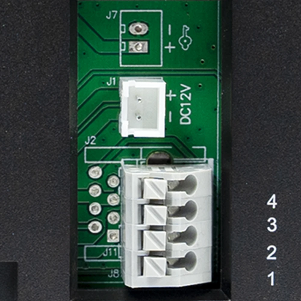 PNI DF930 vaizdo telefonspynė su 1 monitoriumi, 7 colių LCD ekranu, 800×480, elektromagnetinės spynos išvestimi, juoda