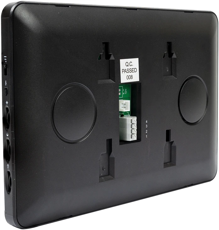 PNI DF930 vaizdo telefonspynė su 1 monitoriumi, 7 colių LCD ekranu, 800×480, elektromagnetinės spynos išvestimi, juoda