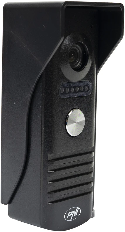 PNI DF930 vaizdo telefonspynė su 1 monitoriumi, 7 colių LCD ekranu, 800×480, elektromagnetinės spynos išvestimi, juoda