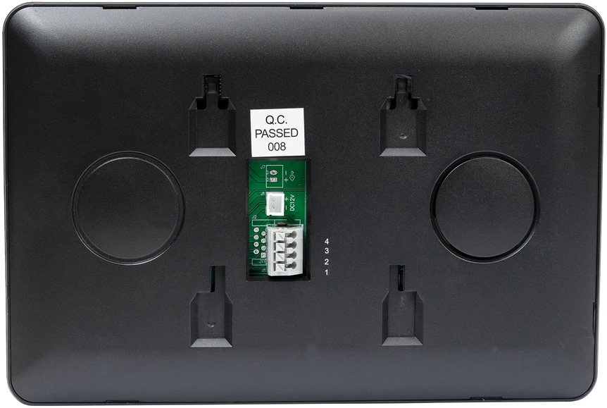 PNI DF930 vaizdo telefonspynė su 1 monitoriumi, 7 colių LCD ekranu, 800×480, elektromagnetinės spynos išvestimi, juoda