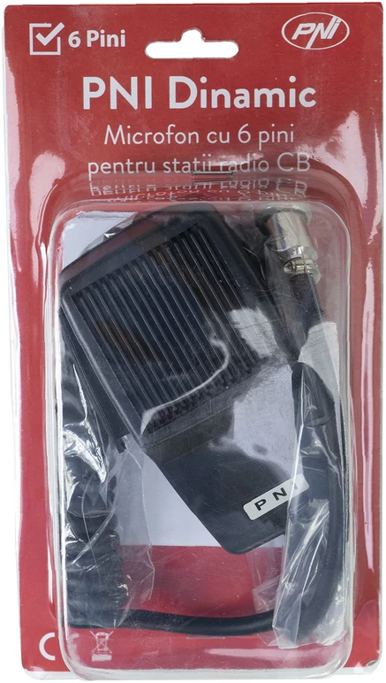 PNI Dynamic 6 kontaktų mikrofonas CB radijo stotelei