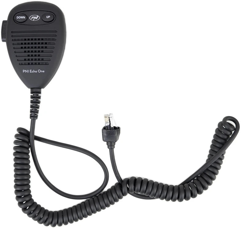 PNI Echo One mikrofonas, skirtas PNI HP 6500 ir PNI HP 7120, su aido režimu ir programuojamu „roger beep“ signalu