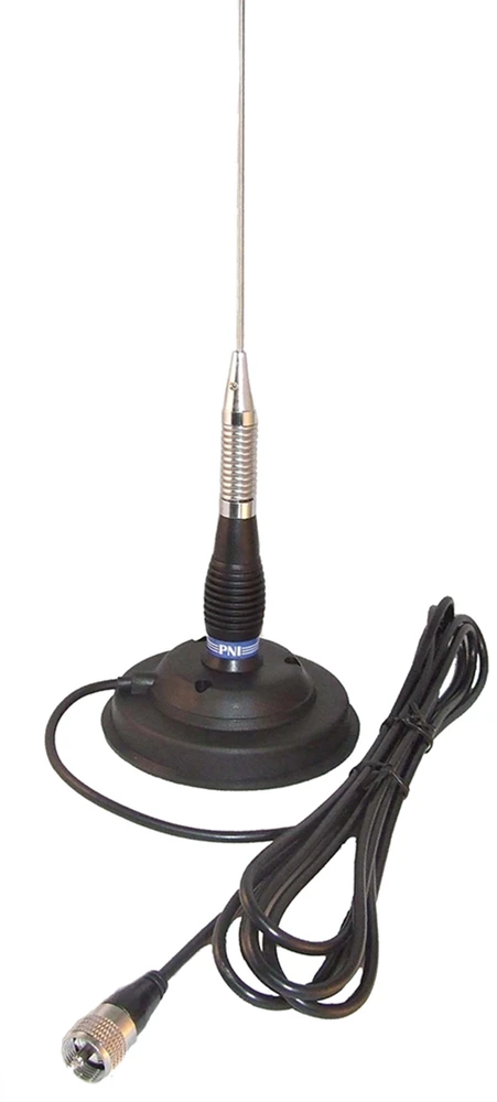 PNI Escort HP 5500 CB radijo stotelė ir CB PNI ML100 antena, ilgis 100 cm, su pridedamu magnetiniu pagrindu
