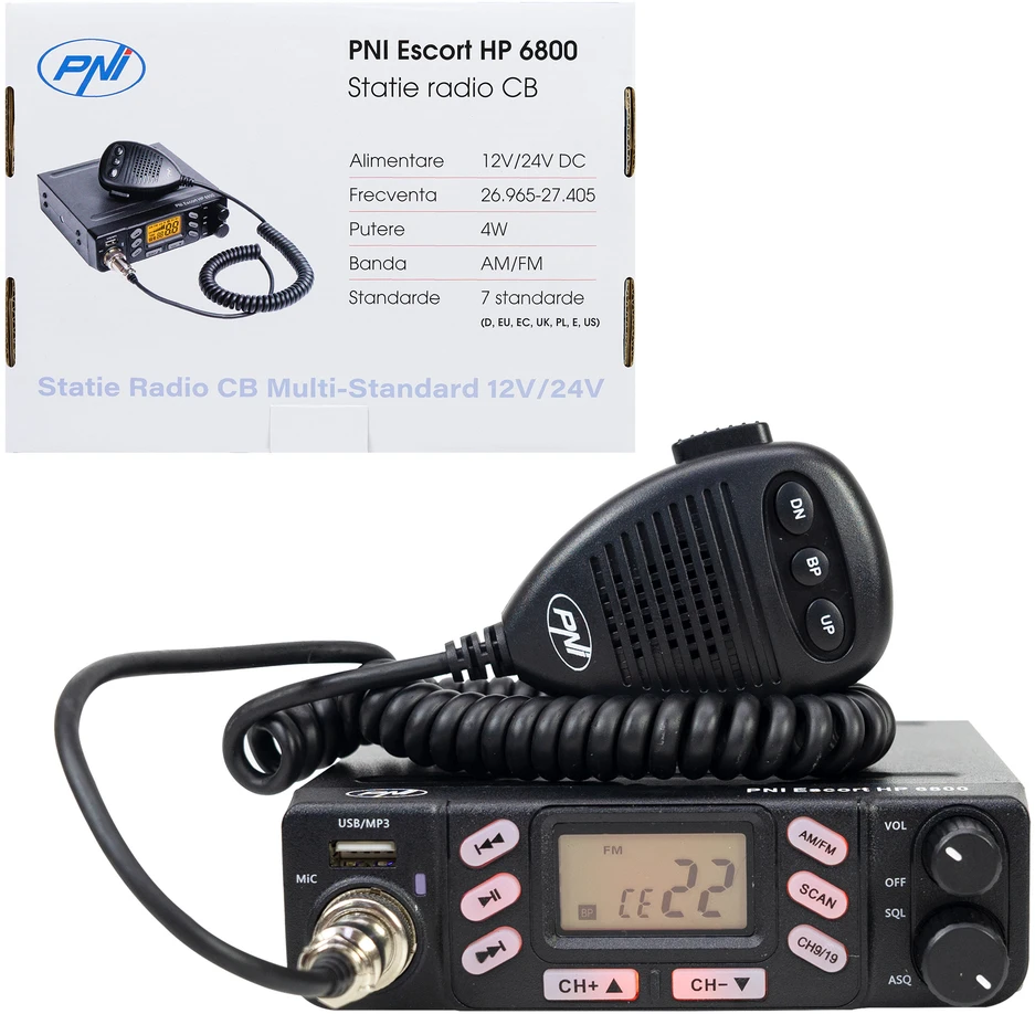 PNI Escort HP 6800 CB radijo stotelė
