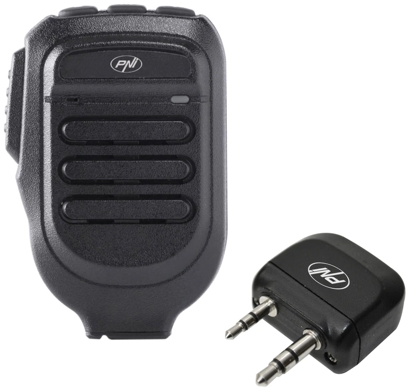 PNI Escort HP 8001L ASQ CB radijo stoties komplektas + mikrofonas ir PNI Mike 80 „Bluetooth“ adapteris