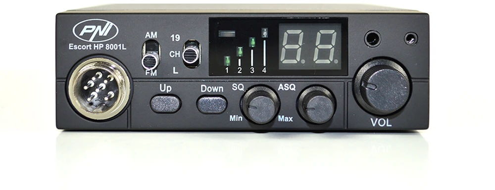 PNI Escort HP 8001L CB radijo stoties rinkinys ir PNI ECH01 aido bei „roger beep“ modulis