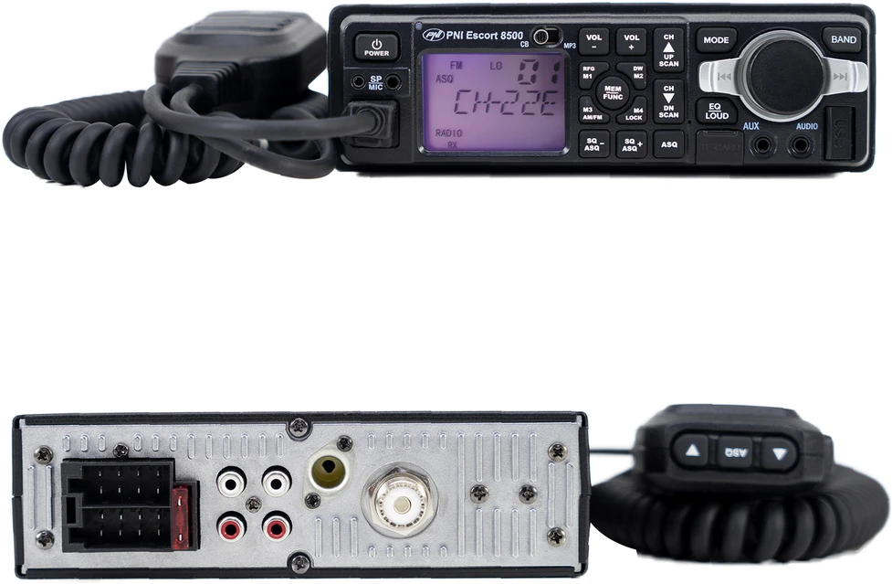 PNI Escort HP 8500 ASQ CB ir MP3 radijo stotelė su HS81 ir HS71 ausinėmis