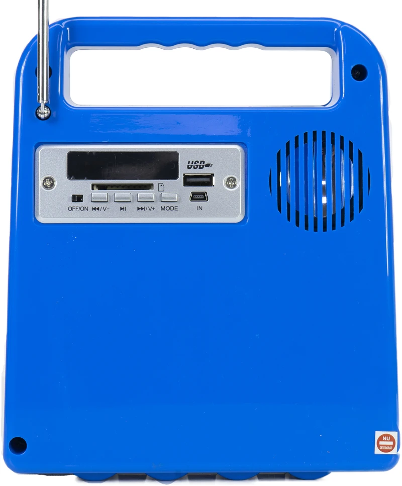 PNI GreenHouse H01 30W saulės fotovoltinė sistema su 12V / 7Ah akumuliatoriumi, USB / radiju / MP3, 2 LED lemputėmis
