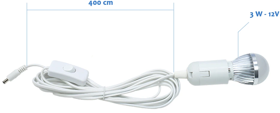 PNI GreenHouse H01 30W saulės fotovoltinė sistema su 12V / 7Ah akumuliatoriumi, USB / radiju / MP3, 2 LED lemputėmis
