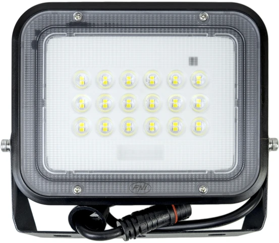 PNI GreenHouse WS50 50W LED prožektorius su saulės baterija, 6000mAh akumuliatoriumi, nuotolinio valdymo pulteliu, reguliuojamu laikmačiu ir ryškumu, 6500 K, IP65