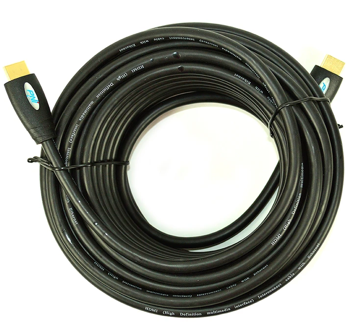 PNI H1500 didelės spartos 1.4V HDMI laidas, kištukinis, Ethernet, paauksuotas, 15m