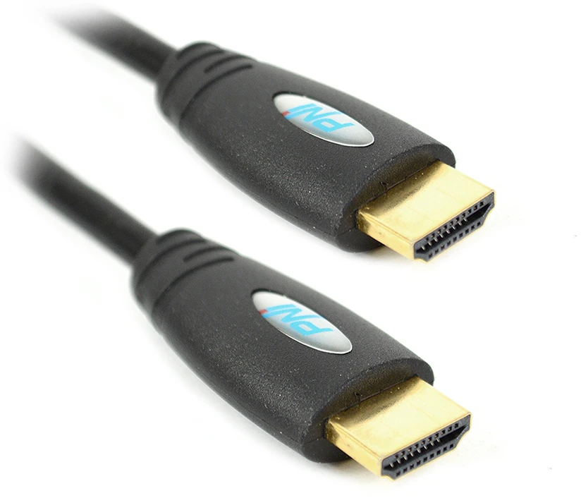 PNI H1500 didelės spartos 1.4V HDMI laidas, kištukinis, Ethernet, paauksuotas, 15m