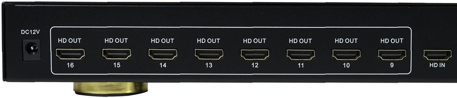 PNI HDMI 1.4 3D 16 prievadų UltraHD 4Kx2K skirstytuvas