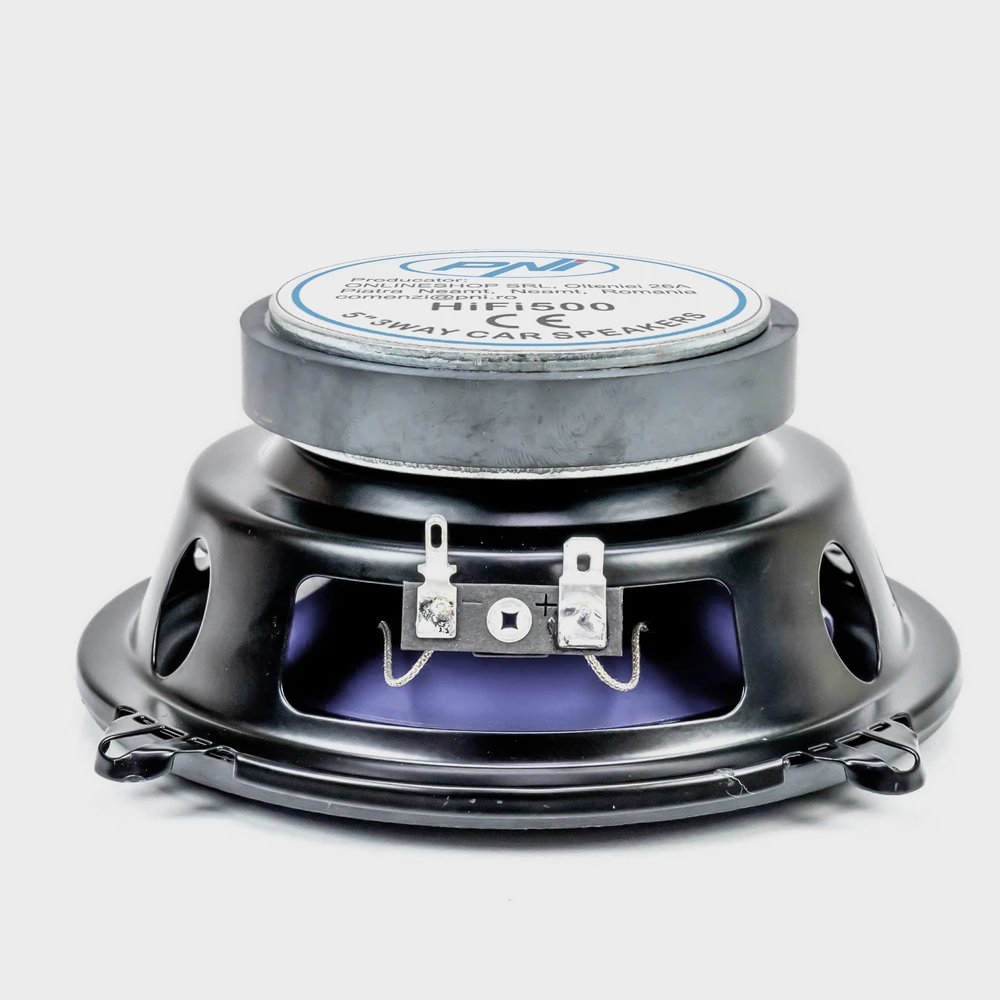 PNI HiFi500 koaksialiniai garsiakalbiai, 100W, 12.7 cm, 3 juostų, 2 vnt. komplektas