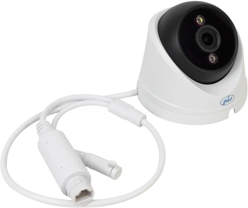 PNI House IP710J POE NVR vaizdo stebėjimo komplektas, 4 PNI IP808J 8MP kameros ir 4 20 metrų UTP CAT6 kabeliai komplekte