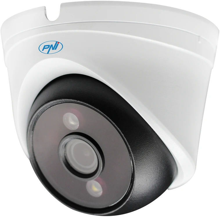 PNI House IP710J POE NVR vaizdo stebėjimo komplektas, 4 PNI IP808J 8MP kameros ir 4 20 metrų UTP CAT6 kabeliai komplekte
