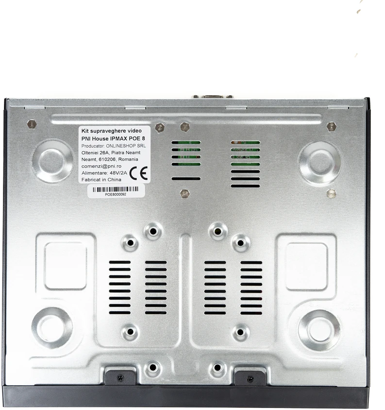 PNI House IPMAX POE 8 vaizdo stebėjimo rinkinys, NVR su 4 POE prievadais ir 4 8MP IP kameromis