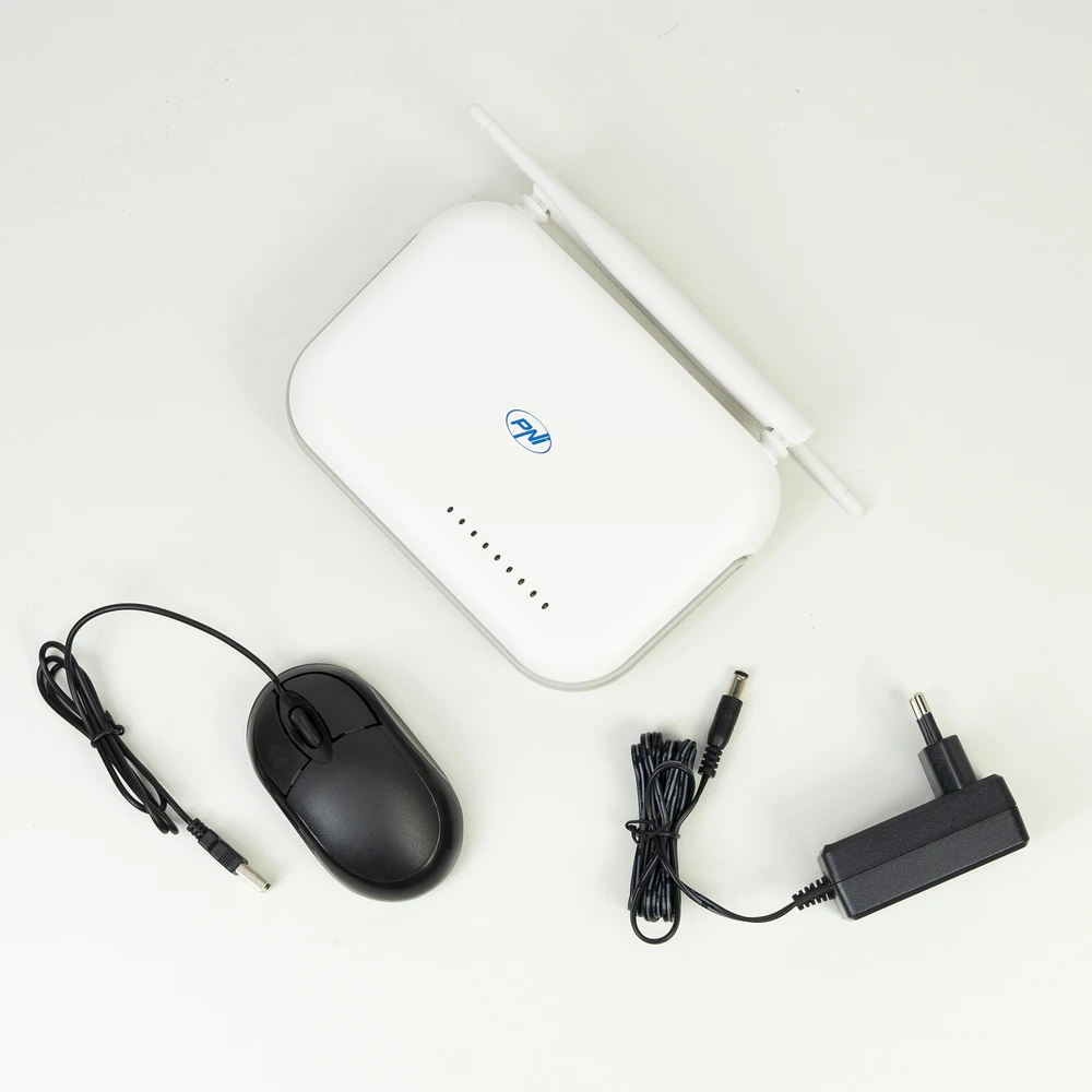 PNI House WiFi800 belaidžio vaizdo stebėjimo rinkinys su NVR ir 4 lauko kameromis PNI IP840, 8MP, 4K, IP65