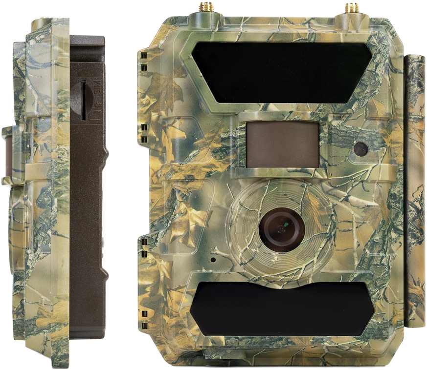 PNI Hunting 400C PRO 24MP medžioklės kamera su 4G LTE internetu, GPS, vienu metu perduoda vaizdo įrašus ir nuotraukas į telefoną, 4 el. pašto adresus, FTP, Full HD 1080P, naktinis matymas, 59 nematomi šviesos diodai gyvūnams