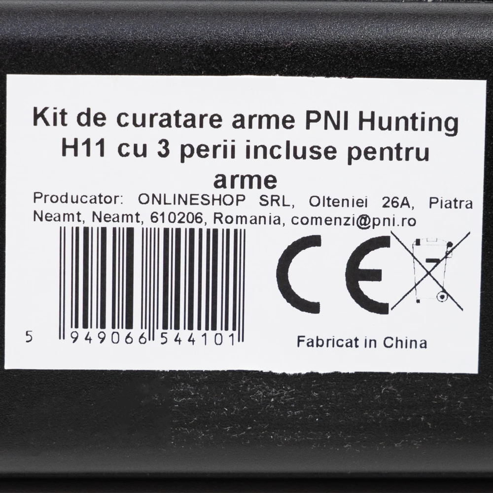 PNI Hunting H11 ginklų valymo rinkinys su 3 pridedamais šepečiais ginklams