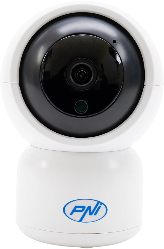 PNI IP390T 1080P vaizdo stebėjimo kamera su PTZ WiFi H264 +, palaiko 128GB Micro SD, naktinis matymas, Tuya programėlė, P2P, Android, iOS, skirta naudoti patalpose, sukiojasi paskui judesį, judesio aptikimo signalizacija