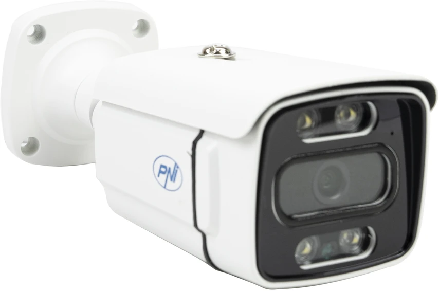 PNI IP3POE vaizdo stebėjimo kamera su IP, 3MP, lauko IP66, integruotas mikrofonas, suderinama su POE stebėjimo sistema PNI House IPMAX POE 3 ir PNI House IPMAX POE 3LR