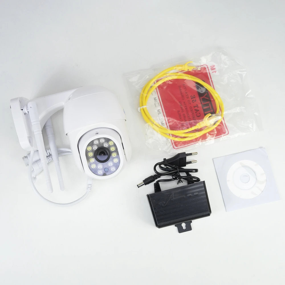 PNI IP440 WiFi PTZ belaidė vaizdo stebėjimo kamera, 4MP, skaitmeninis priartinimas, micro SD lizdas, autonominė, judesio aptikimo signalizacija, judesio sekimas
