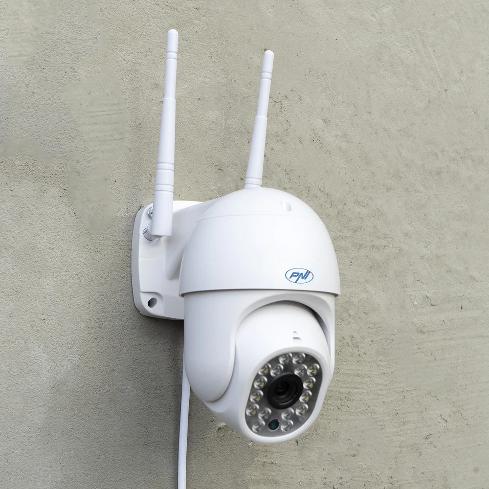 PNI IP440 WiFi PTZ belaidė vaizdo stebėjimo kamera, 4MP, skaitmeninis priartinimas, micro SD lizdas, autonominė, judesio aptikimo signalizacija, judesio sekimas