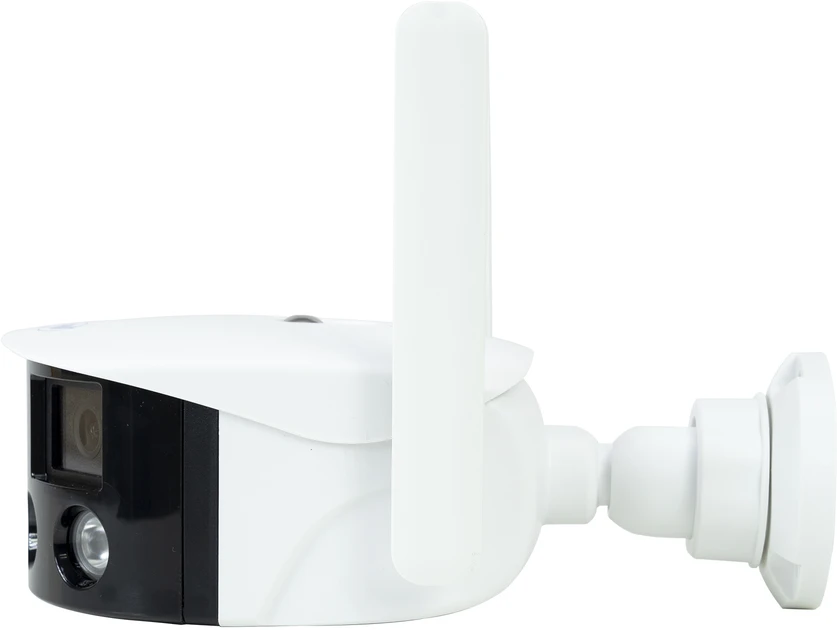 PNI IP590 vaizdo stebėjimo kamerų komplektas, belaidis, su IP, dvigubas objektyvas, 2 x 2MP + PNI 128GB MicroSD atminties kortelė su SD adapteriu