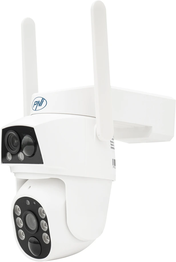 PNI IP794 vaizdo stebėjimo kamera su „Wi-Fi“, PTZ, dvigubu objektyvu 2MP + 2MP, 5,5W saulės baterija, 8000mAh akumuliatoriumi